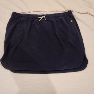 Barbour Renishaw Cotton Skirt Nautical Navy US Size 16